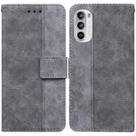 Custodia per telefono in pelle goffrata geometrica, For Tecno Spark 6 GO, For Motorola Moto G62 5G, For Tecno Pop 6 No Fingerprints, For OPPO A57 2022 4G
