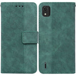Custodia per telefono in pelle goffrata geometrica, For Nokia C2 2nd Edition, For Nokia C21, For Nokia G11 Plus