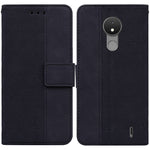 Custodia per telefono in pelle goffrata geometrica, For Nokia C2 2nd Edition, For Nokia C21, For Nokia G11 Plus