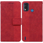 Custodia per telefono in pelle goffrata geometrica, For Nokia C2 2nd Edition, For Nokia C21, For Nokia G11 Plus