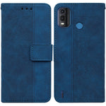 Custodia per telefono in pelle goffrata geometrica, For Nokia C2 2nd Edition, For Nokia C21, For Nokia G11 Plus