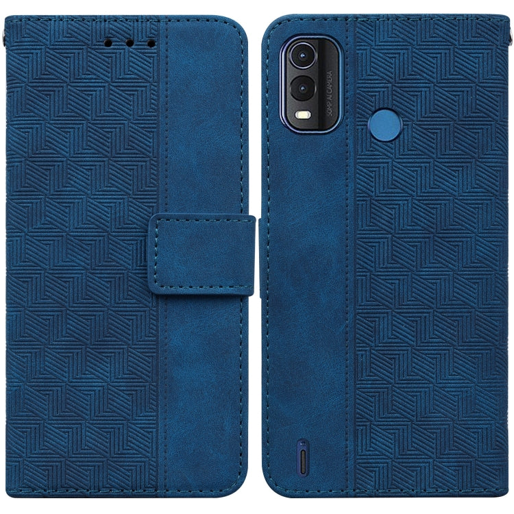 Custodia per telefono in pelle goffrata geometrica, For Nokia C2 2nd Edition, For Nokia C21, For Nokia G11 Plus