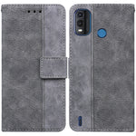 Custodia per telefono in pelle goffrata geometrica, For Nokia C2 2nd Edition, For Nokia C21, For Nokia G11 Plus