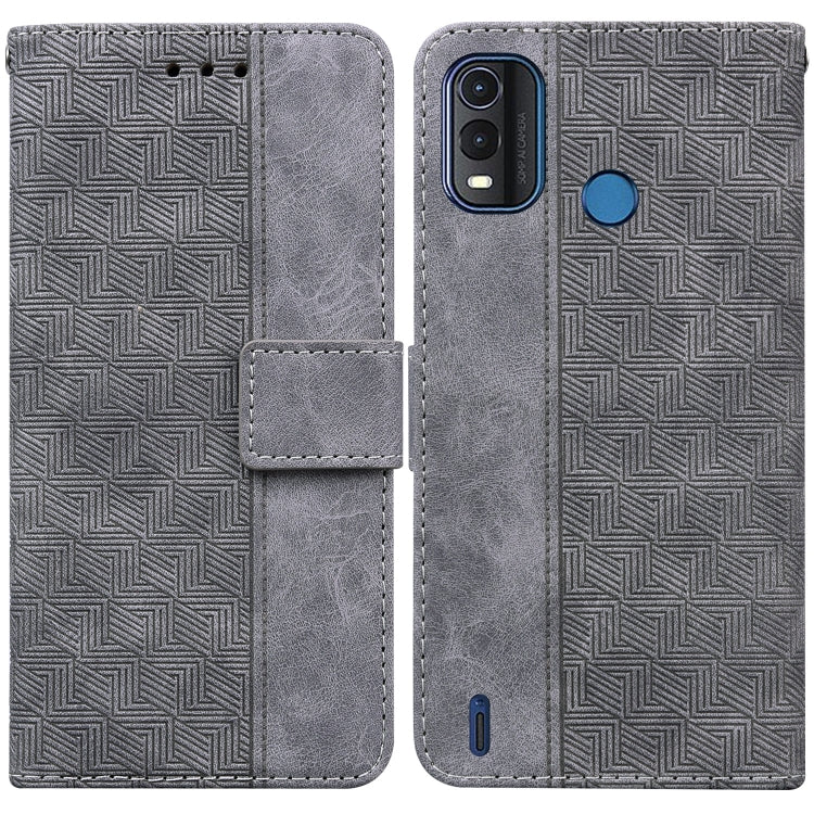Custodia per telefono in pelle goffrata geometrica, For Nokia C2 2nd Edition, For Nokia C21, For Nokia G11 Plus