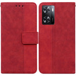 Custodia per telefono in pelle goffrata geometrica, For Tecno Spark 6 GO, For Motorola Moto G62 5G, For Tecno Pop 6 No Fingerprints, For OPPO A57 2022 4G