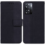 Custodia per telefono in pelle goffrata geometrica, For Tecno Spark 6 GO, For Motorola Moto G62 5G, For Tecno Pop 6 No Fingerprints, For OPPO A57 2022 4G