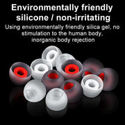 QKZ GJES 6-in-1 Cuffie auricolari in silicone per auricolari in-ear