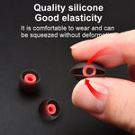 QKZ GJES 6-in-1 Cuffie auricolari in silicone per auricolari in-ear