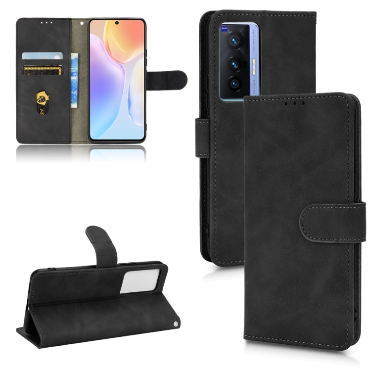 Custodia per telefono in pelle con vibrazione magnetica Skin Feel, For Realme C30 4G, For vivo X70, For vivo X80