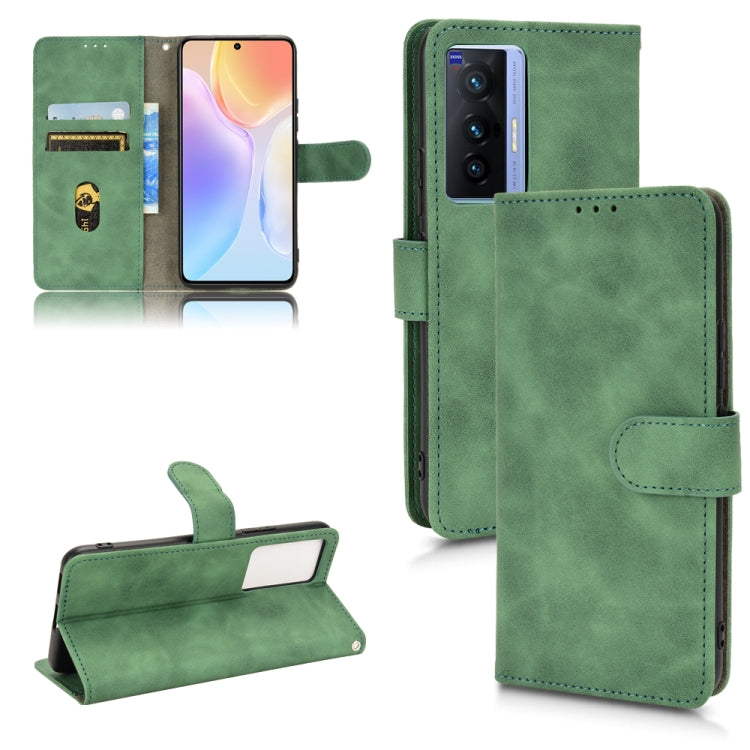 Custodia per telefono in pelle con vibrazione magnetica Skin Feel, For Realme C30 4G, For vivo X70, For vivo X80