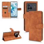 Custodia per telefono in pelle con vibrazione magnetica Skin Feel, For Realme C30 4G, For vivo X70, For vivo X80