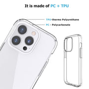 Custodia per telefono cristallina, For iPhone 14 Pro Max, For iPhone 14 Pro, For iPhone 14, For iPhone 14 Plus