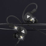 QKZ VK4 In-Ear Subwoofer HiFi Auricolare con controllo a filo con microfono