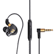 QKZ ZEN Subwoofer in-ear Auricolare sportivo da corsa con musica controllata da filo con microfono