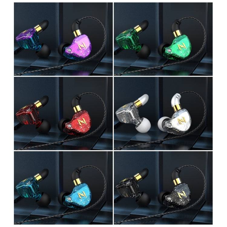 QKZ ZEN Subwoofer in-ear Auricolare sportivo da corsa con musica controllata da filo con microfono
