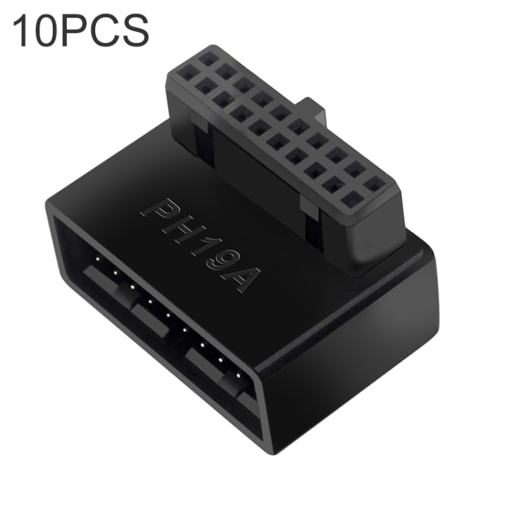 10 PCS 3.0 19P 20P Scheda madre da 90 gradi Adattatore di estensione da maschio a femmina, modello:, PH19A, PH19B