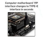 Adattatore USB 3.0 19P/20P a Tipo C per schede madri