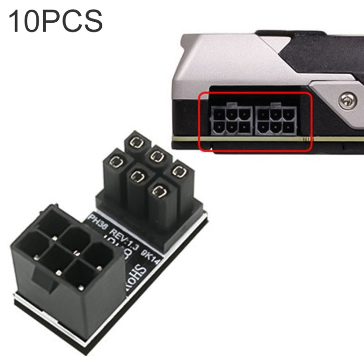 10 PCS ATX 8 pin femmina a 8 pin maschio adattatore angolato a 180 gradi, modello:, PH36A, PH36B, PH38A, PH38B