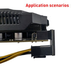 10 PCS ATX 8 pin femmina a 8 pin maschio adattatore angolato a 180 gradi, modello:, PH36A, PH36B, PH38A, PH38B