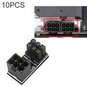 10 PCS ATX 8 pin femmina a 8 pin maschio adattatore angolato a 180 gradi, modello:, PH36A, PH36B, PH38A, PH38B