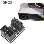 10 PCS ATX 8 pin femmina a 8 pin maschio adattatore angolato a 180 gradi, modello:, PH36A, PH36B, PH38A, PH38B