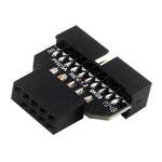 Scheda madre da 10 PC USB 2.0 da 9 pin a USB 3.0 Adattatore connettore plug-in da 19 pin, PH23A, PH23B