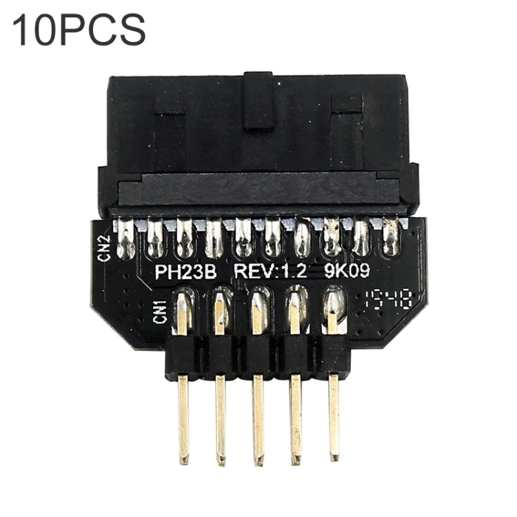 Scheda madre da 10 PC USB 2.0 da 9 pin a USB 3.0 Adattatore connettore plug-in da 19 pin, PH23A, PH23B
