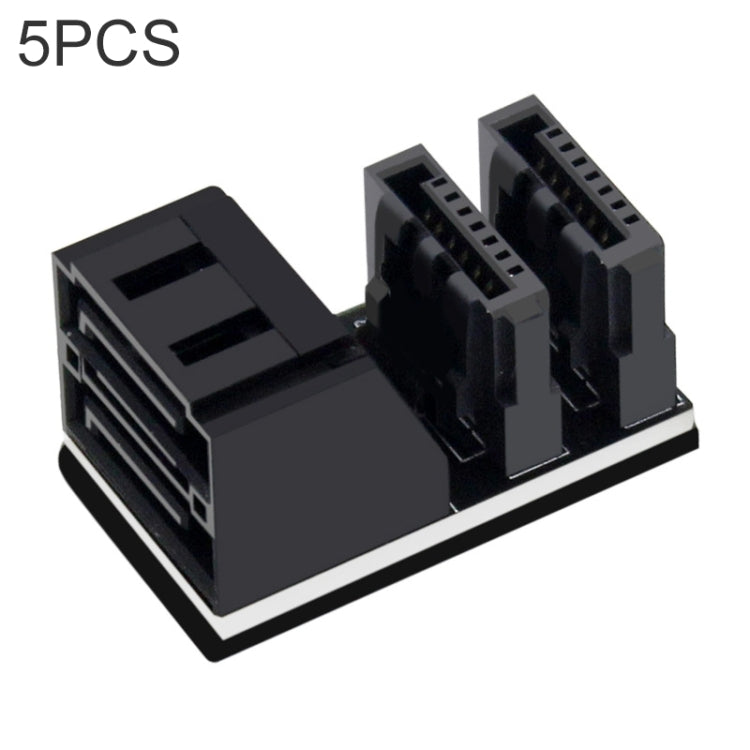 Scheda madre SATA 7Pin doppia interfaccia da 5 pezzi, PH572 90 Degree, PH572 180 Degree