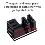 Scheda madre SATA 7Pin doppia interfaccia da 5 pezzi, PH572 90 Degree, PH572 180 Degree