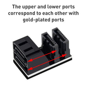 Scheda madre SATA 7Pin doppia interfaccia da 5 pezzi, PH572 90 Degree, PH572 180 Degree