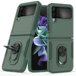 Custodia per telefono PC + TPU con supporto per anello, For Samsung Galaxy Z Flip4