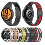 Cinturino in acciaio a tre ceppi, For Samsung Galaxy Watch 5 40mm, For Samsung Galaxy Watch 5 Pro 45mm