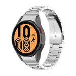 Cinturino in acciaio a tre ceppi, For Samsung Galaxy Watch 5 40mm, For Samsung Galaxy Watch 5 Pro 45mm