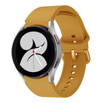 Cinturino per orologio con fibbia colorata in silicone universale, For Samsung Galaxy Watch 5 40mm/44mm / 5 Pro 45mm