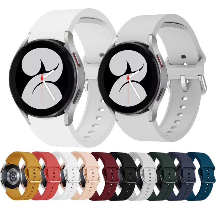 Cinturino per orologio con fibbia colorata in silicone universale, For Samsung Galaxy Watch 5 40mm/44mm / 5 Pro 45mm