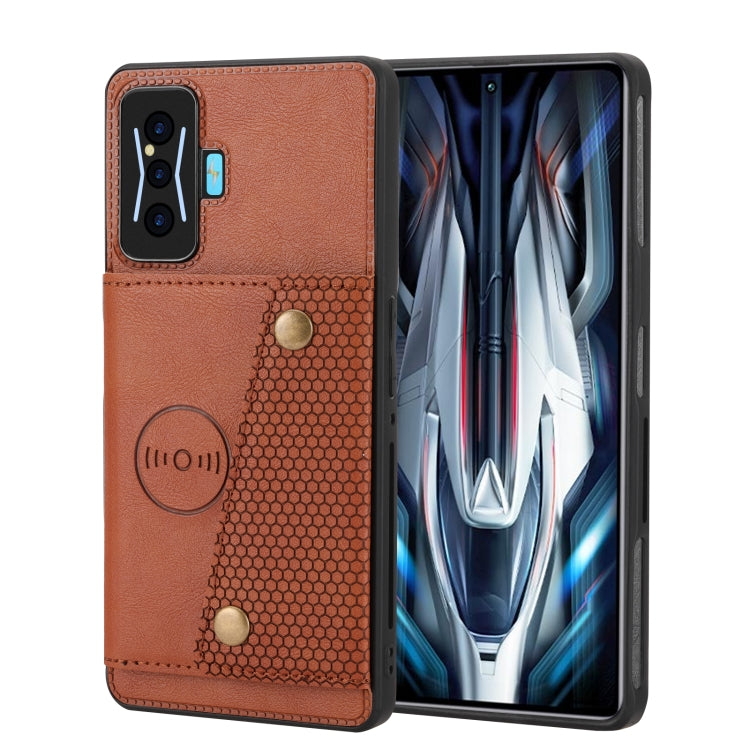 Custodia magnetica per telefono con doppia fibbia, For Xiaomi Redmi K50 Pro, For Xiaomi Redmi K50 Gaming, For Xiaomi Redmi Note 11T Pro, For Honor 70