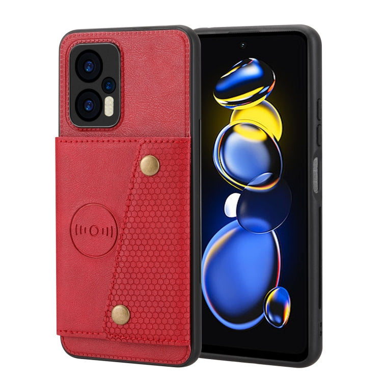 Custodia magnetica per telefono con doppia fibbia, For Xiaomi Redmi K50 Pro, For Xiaomi Redmi K50 Gaming, For Xiaomi Redmi Note 11T Pro, For Honor 70