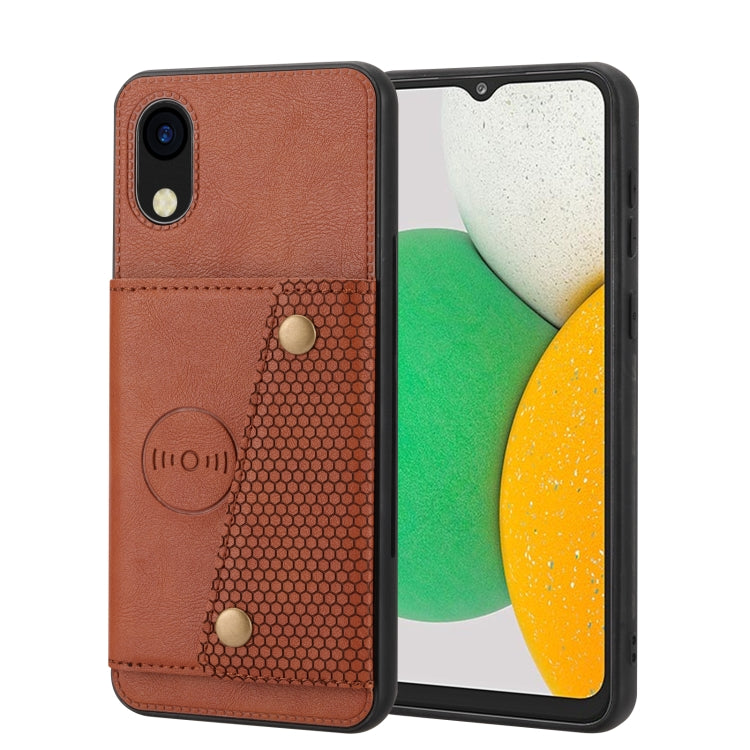 Custodia magnetica per telefono con doppia fibbia, For Honor 70 Pro, For Samsung Galaxy A03 Core