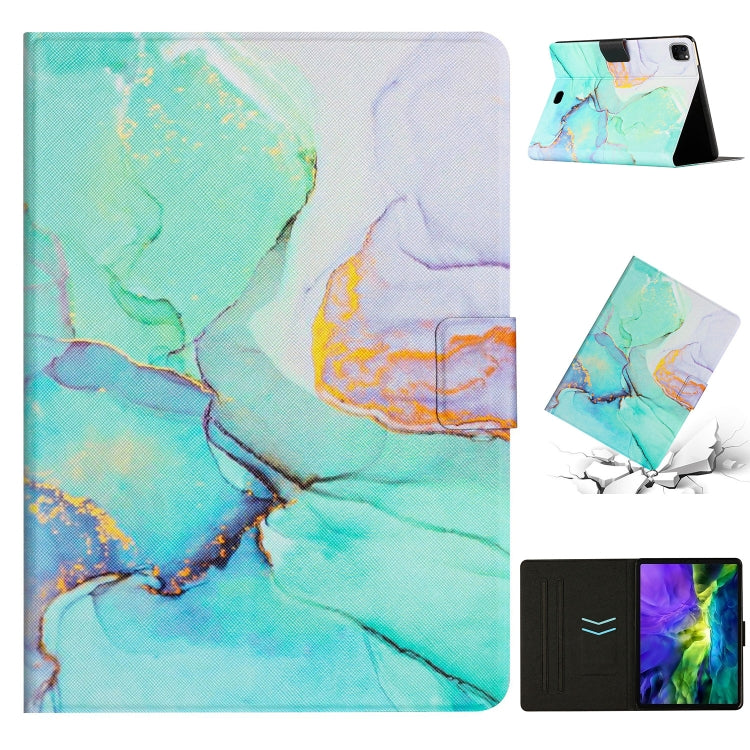 Custodia in pelle con motivo marmo per iPad mini e Pro