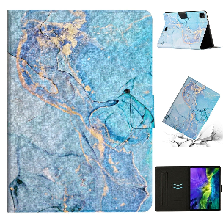 Custodia in pelle con motivo marmo per iPad mini e Pro