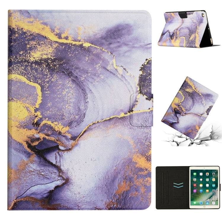 Custodia in pelle con motivo marmo per iPad mini e Pro