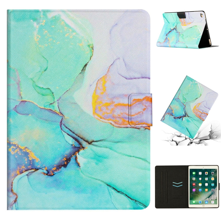 Custodia in pelle con motivo marmo per iPad mini e Pro