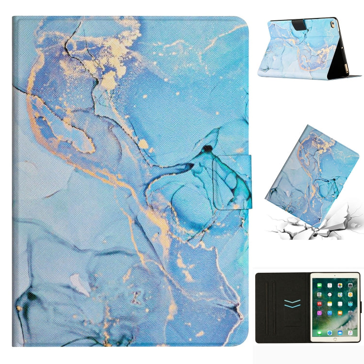 Custodia in pelle con motivo marmo per iPad mini e Pro