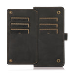 Custodia portafoglio in pelle con cordino per iPhone 14 Pro Max