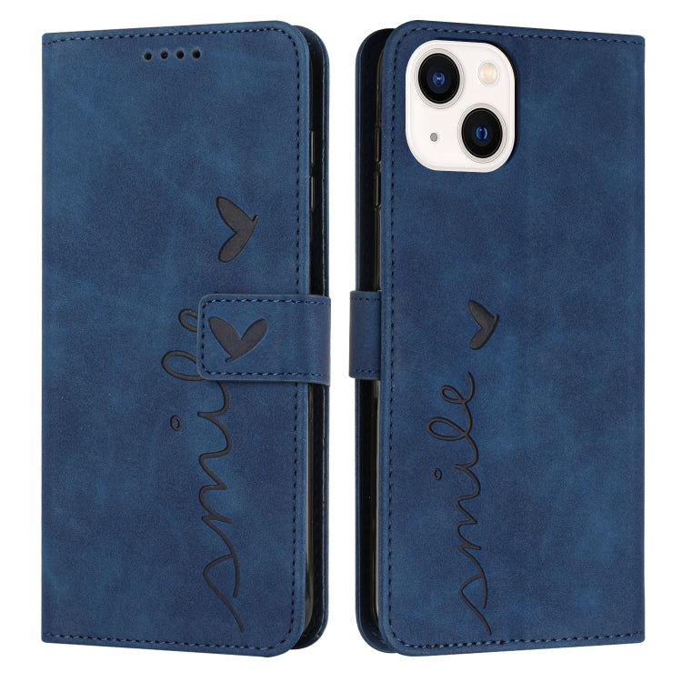 Custodia portafoglio in pelle con motivo a cuore per iPhone 14 Pr