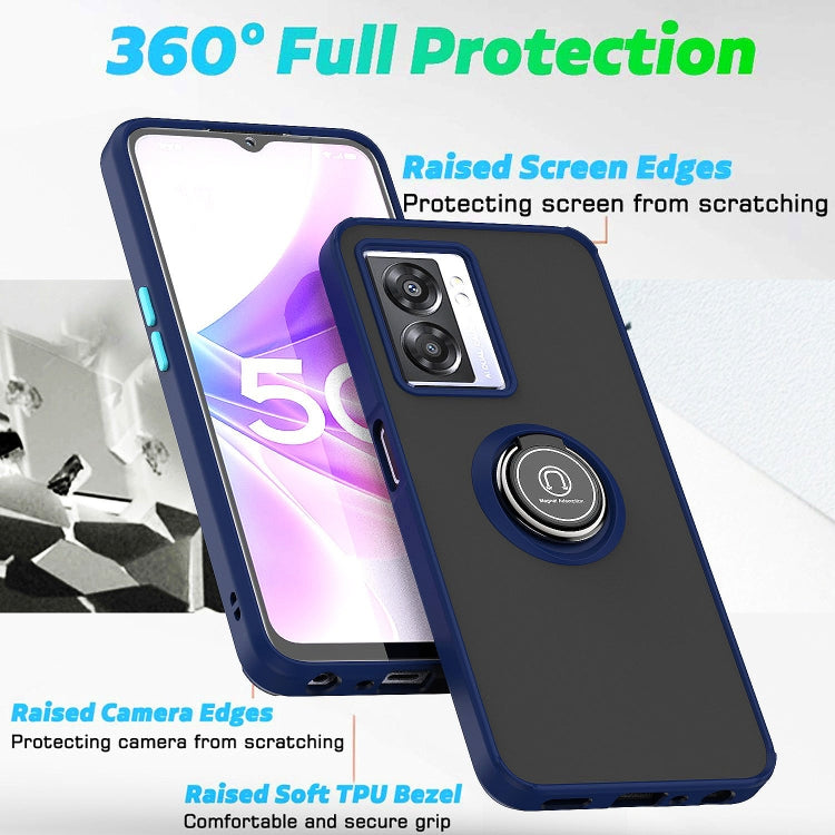 Custodia per telefono Q Shadow 1 serie TPU + PC con supporto ad anello, For OPPO A57 5G, For OPPO A74 4G, For OPPO Reno8 Pro+