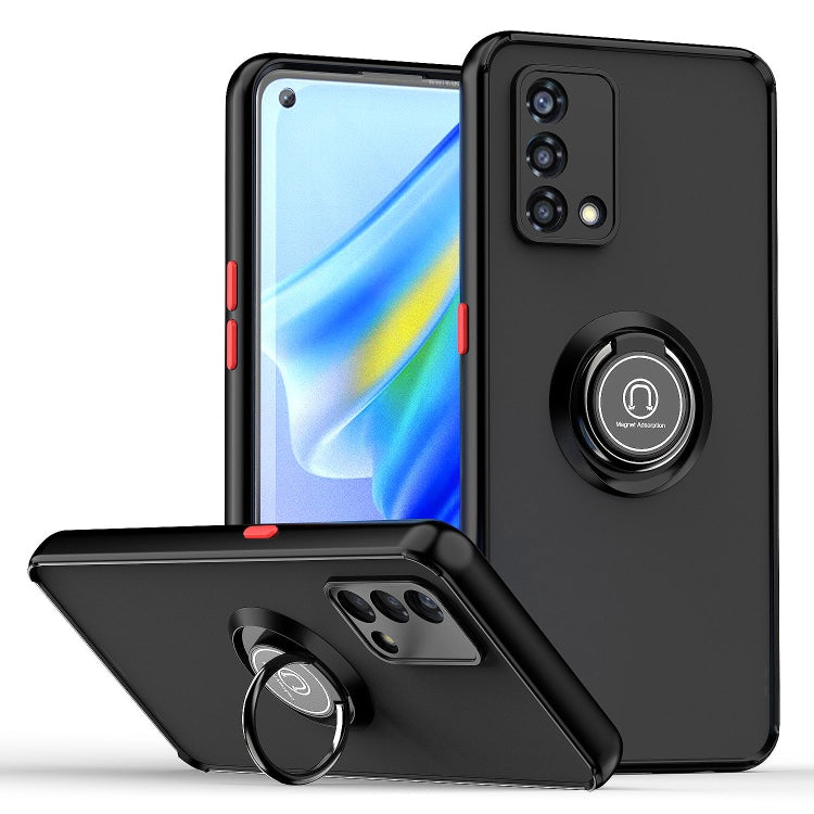Custodia per telefono Q Shadow 1 serie TPU + PC con supporto ad anello, For OPPO A57 5G, For OPPO A74 4G, For OPPO Reno8 Pro+