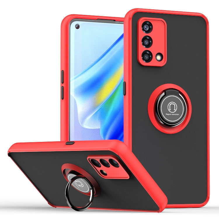 Custodia per telefono Q Shadow 1 serie TPU + PC con supporto ad anello, For OPPO A57 5G, For OPPO A74 4G, For OPPO Reno8 Pro+
