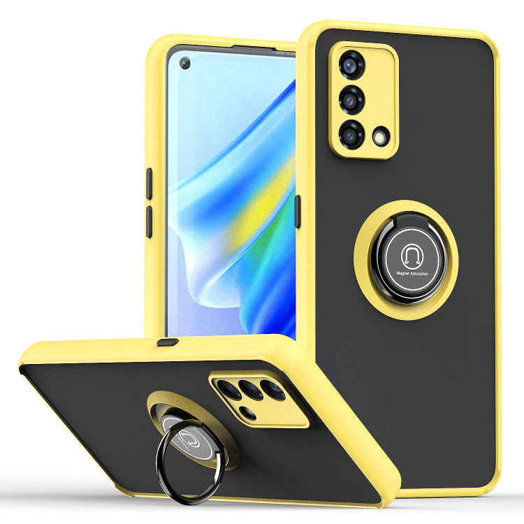 Custodia per telefono Q Shadow 1 serie TPU + PC con supporto ad anello, For OPPO A57 5G, For OPPO A74 4G, For OPPO Reno8 Pro+