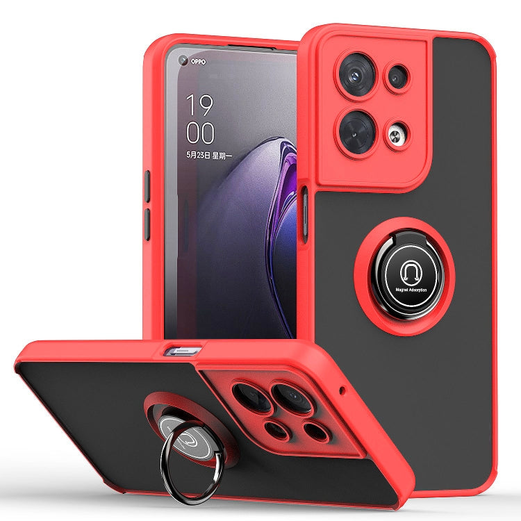 Custodia per telefono Q Shadow 1 serie TPU + PC con supporto ad anello, For OPPO Reno8, For Motorola Moto G52, For TCL Stylus 5G